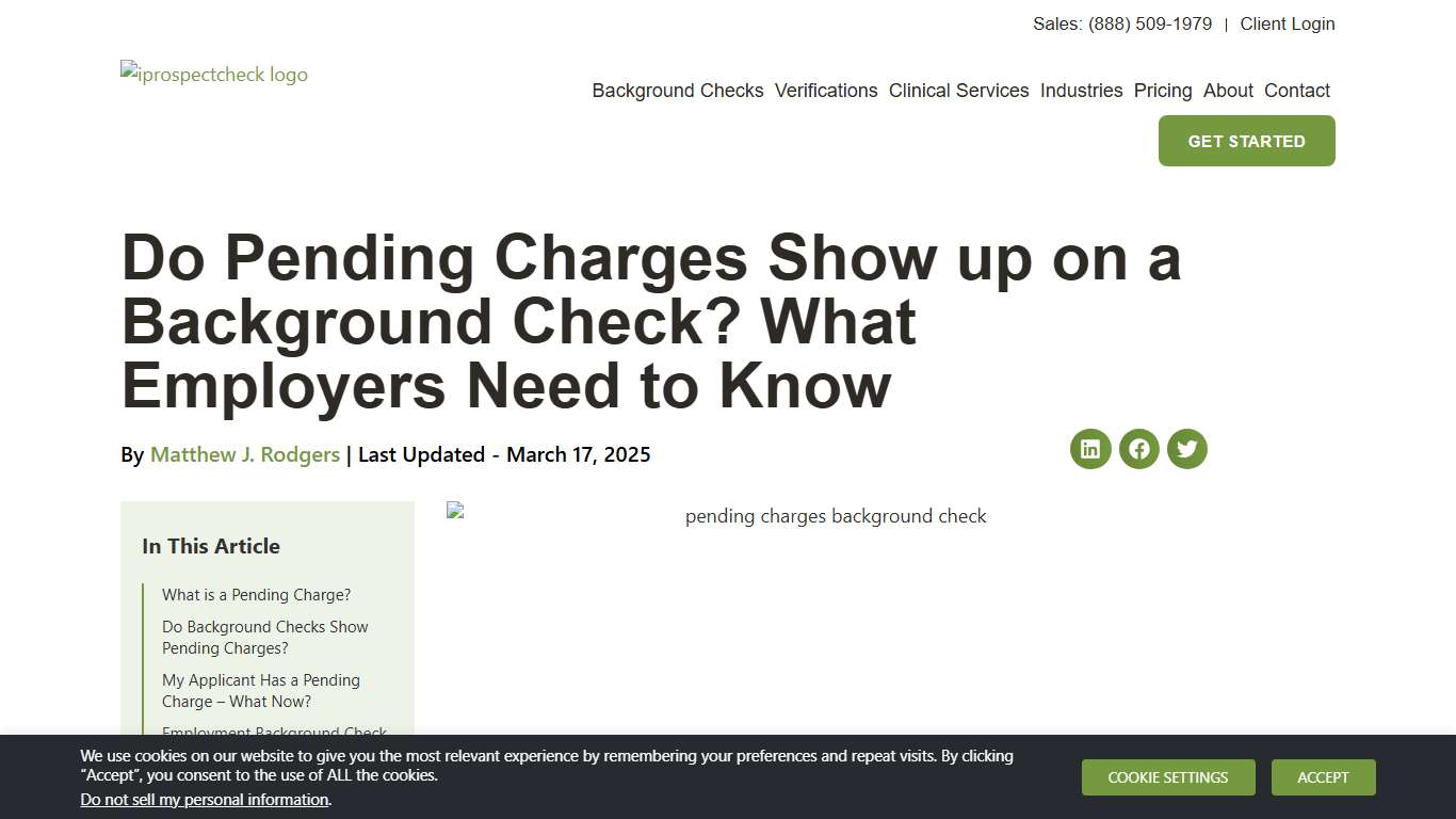 Do Pending Charges Show up on a Background Check? What Employers Need to Know