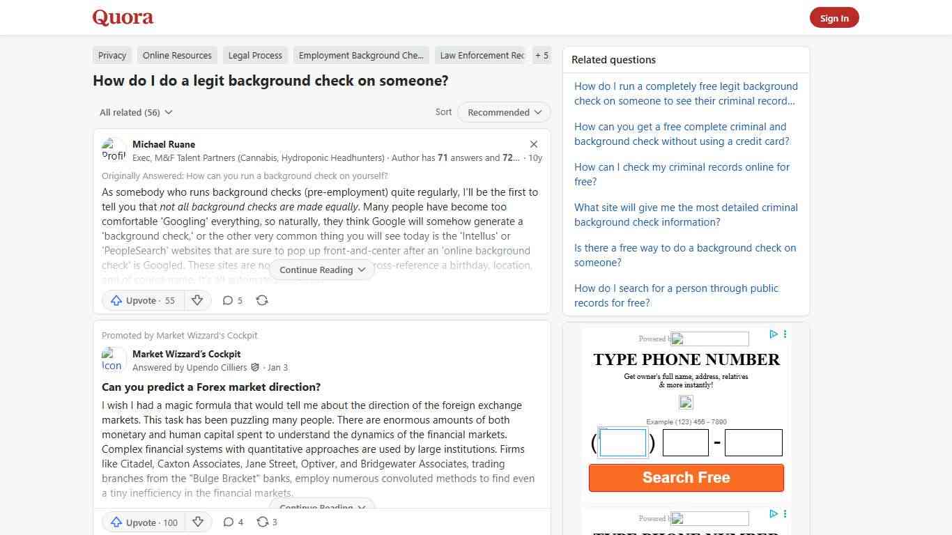 How to do a legit background check on someone - Quora