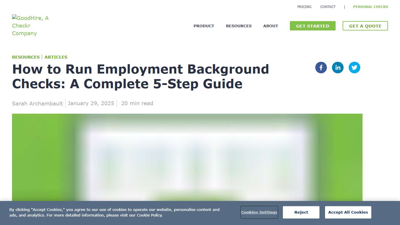 Employment Background Checks: How to Run Them Properly GoodHire